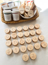 Load image into Gallery viewer, Alphabet Lower Case Playdough Stamps