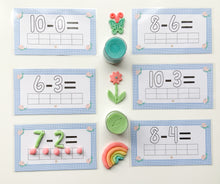 Load image into Gallery viewer, Subtraction to 10 Learning Mats