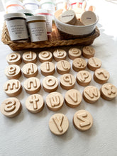 Load image into Gallery viewer, Alphabet Lower Case Playdough Stamps
