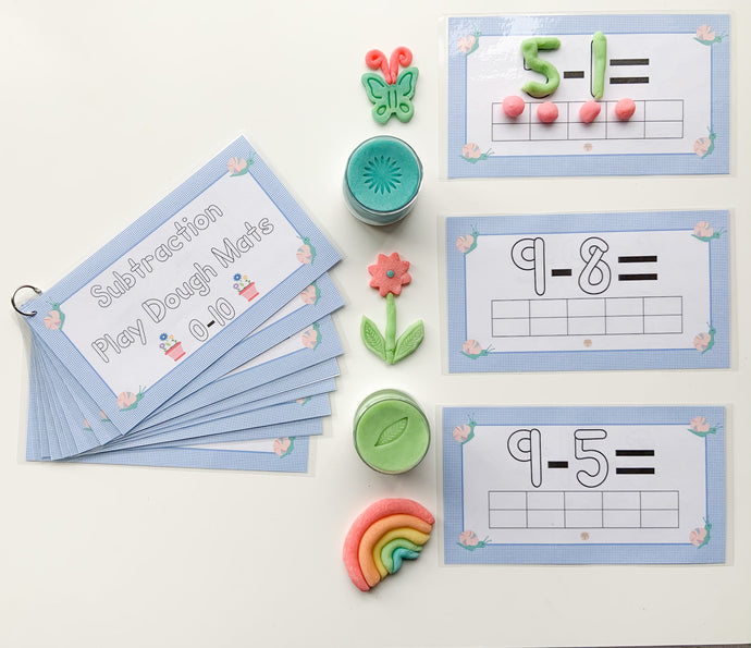 Subtraction to 10 Learning Mats